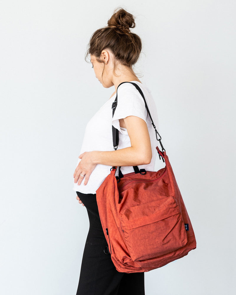 Classic Diaper Bag | Red Loam Nylon