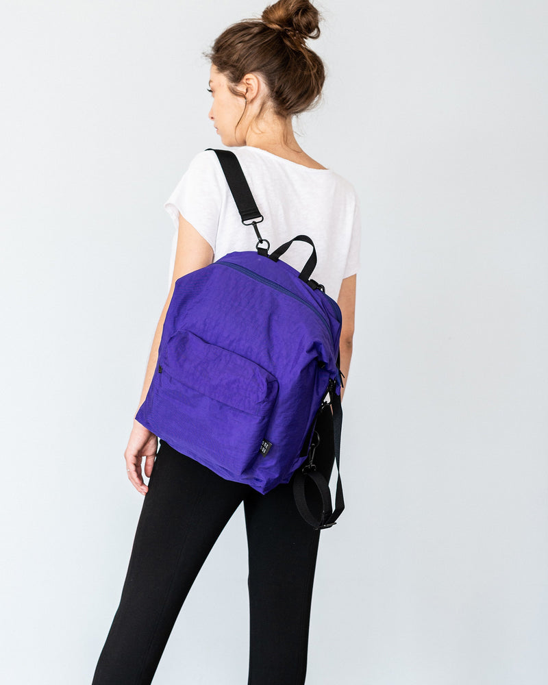 Classic Diaper Bag | Cobalt Purple Nylon