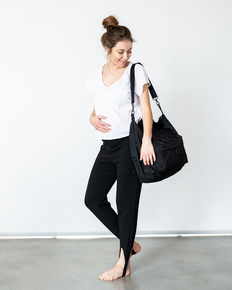Classic Diaper Bag | Black Nylon