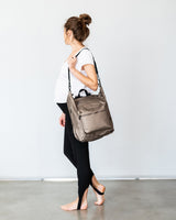 Classic Diaper Bag | Warm Silver Canvas