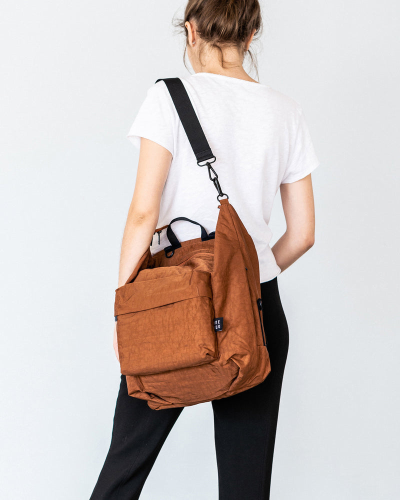 Classic Diaper Bag | Brown Nylon