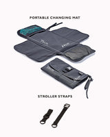 Classic Diaper Bag | Black Nylon