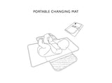 Baby Portable Changing Mat Clutch